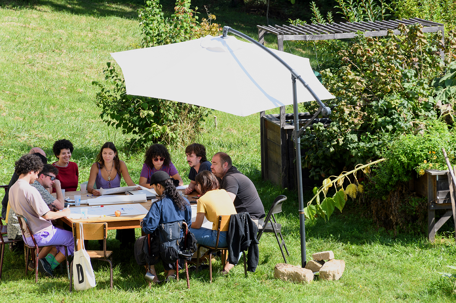 Activité de cohésion en plein air pour groupes professionnels à L'Hermitage