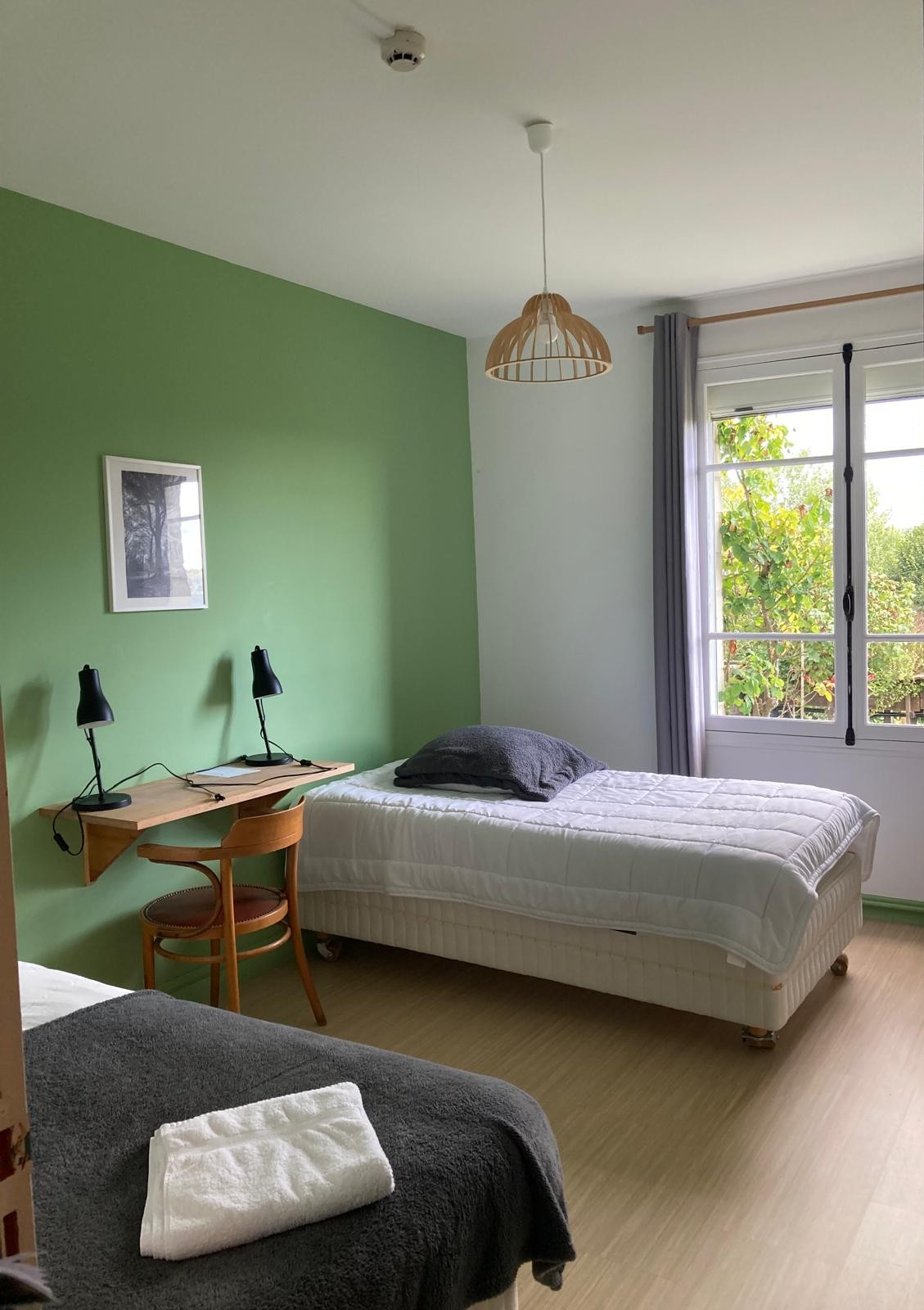 Chambres confortables de la grande maison d'hôtes de L'Hermitage